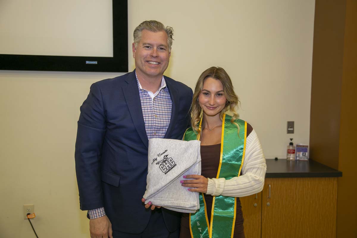 CHC Student Athletes are recognized at Athletics Banquet.