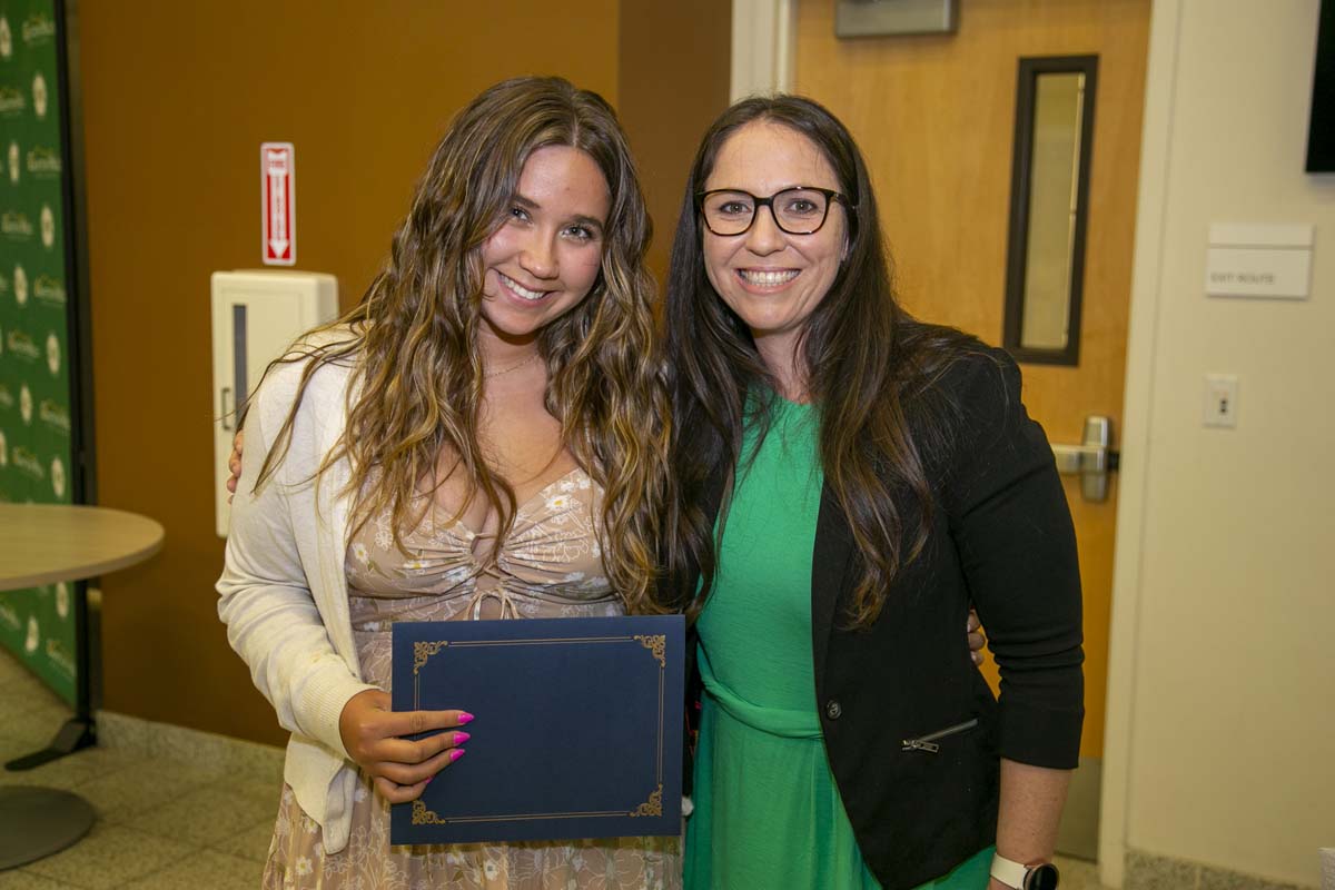 CHC Student Athletes are recognized at Athletics Banquet.