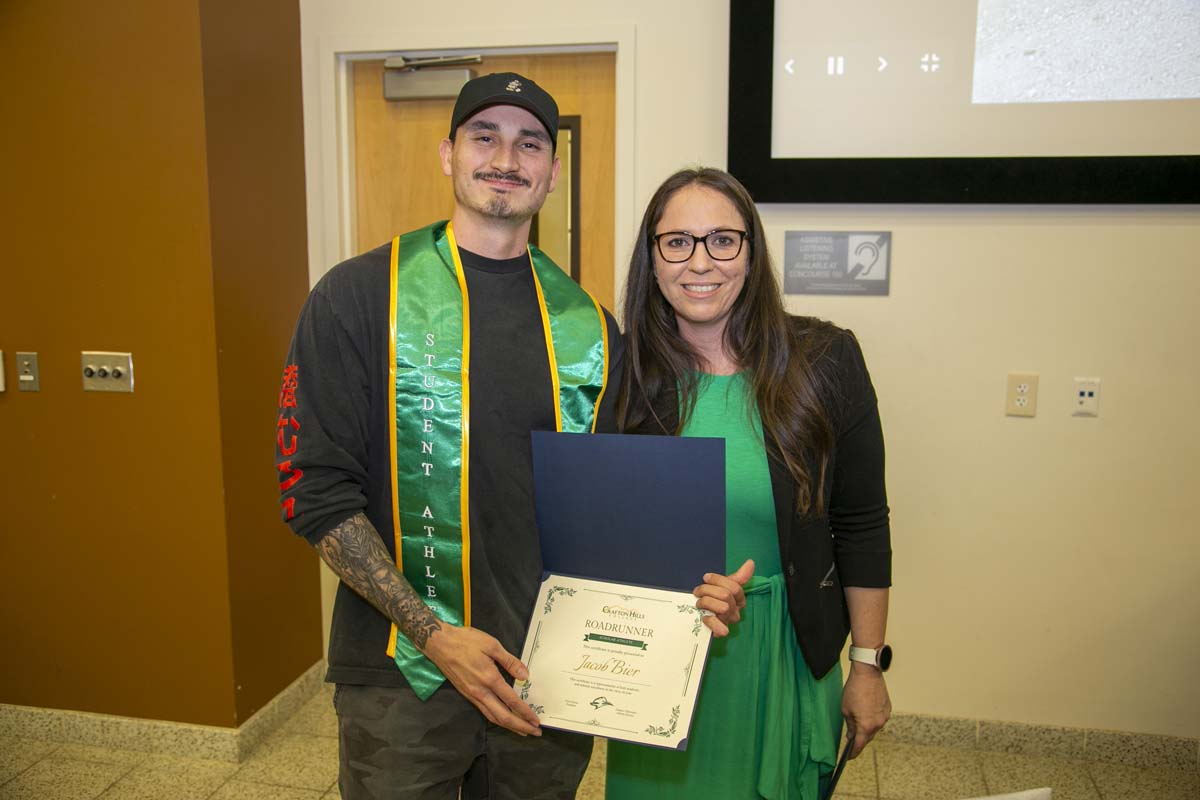 CHC Student Athletes are recognized at Athletics Banquet.