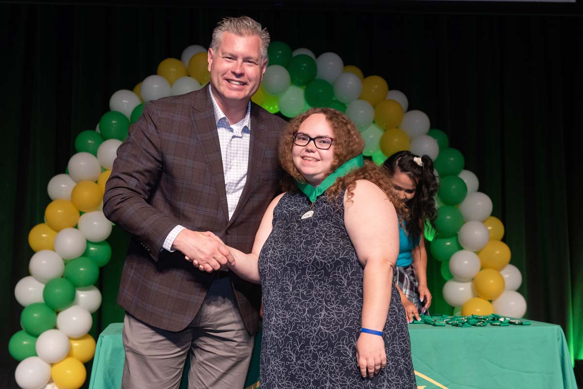 Students attend EOPS Recognition Ceremony.