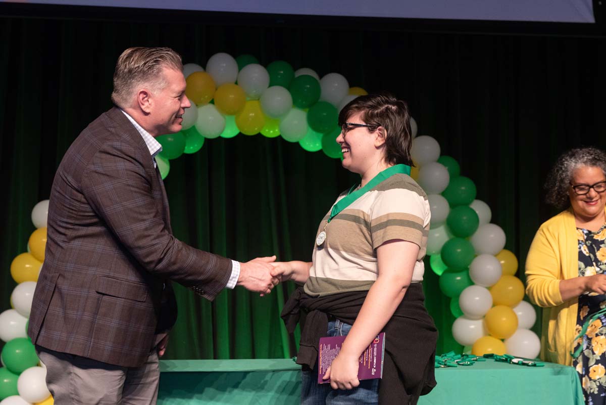 Students attend EOPS Recognition Ceremony.