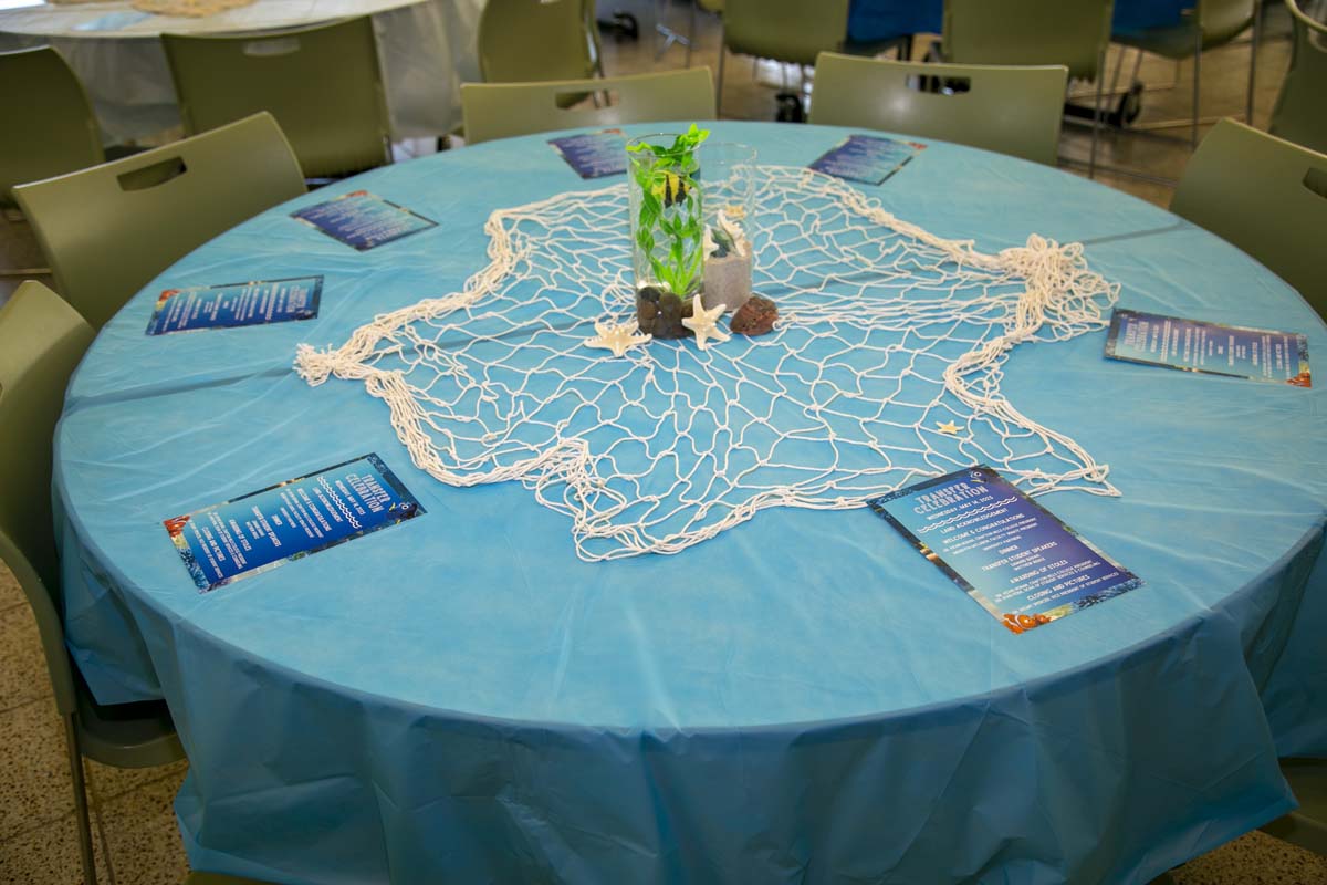 Transfer students atttend a Transfer Celebration at CHC.