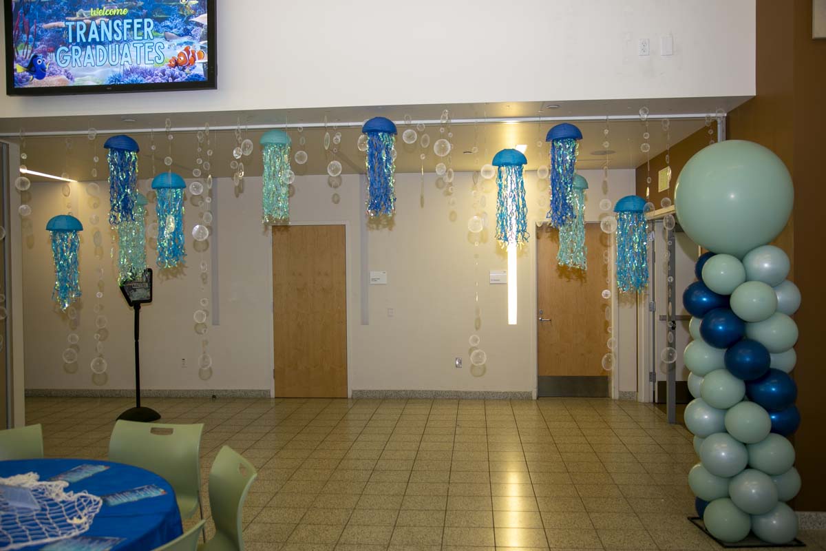 Transfer students atttend a Transfer Celebration at CHC.