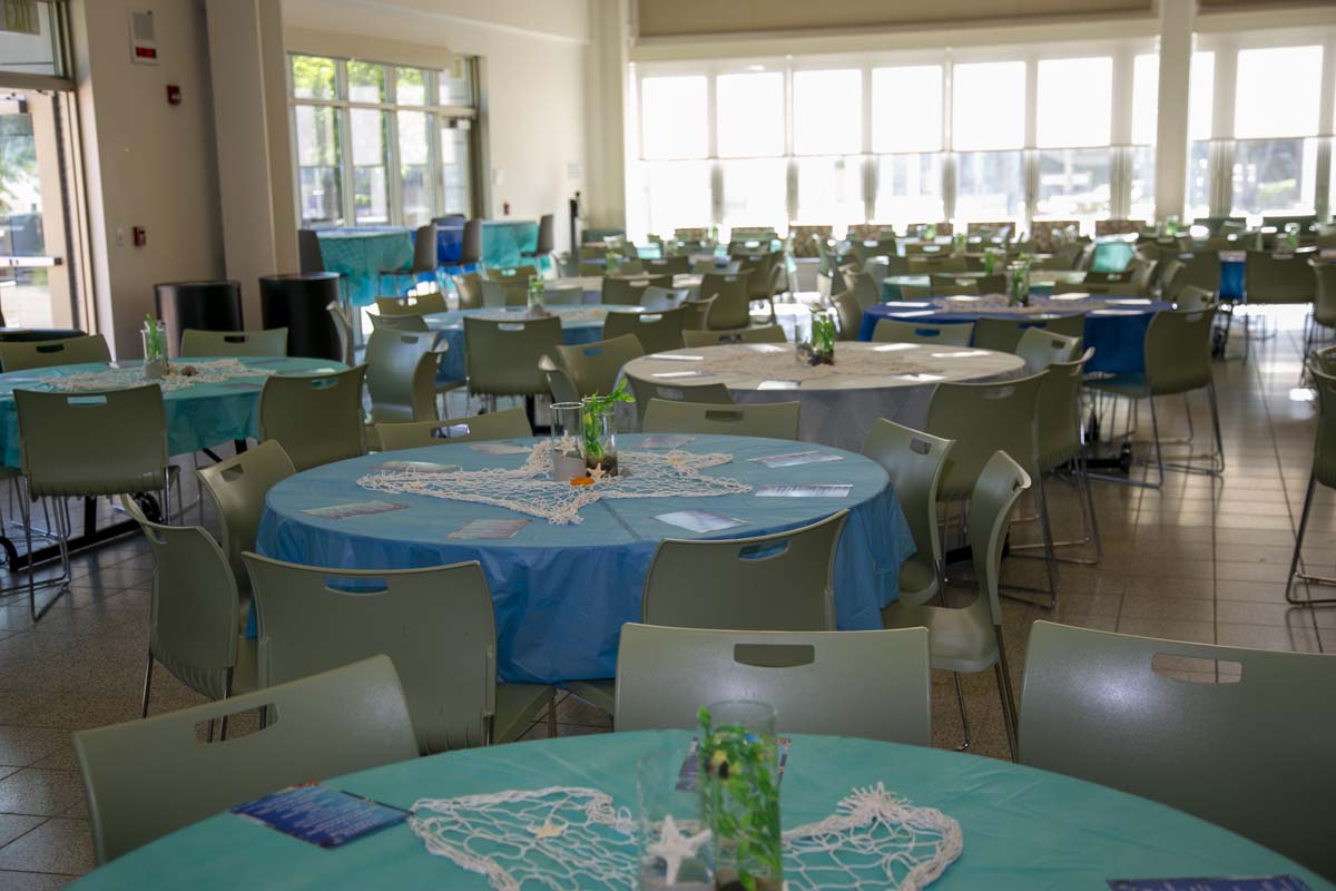 Transfer students atttend a Transfer Celebration at CHC.