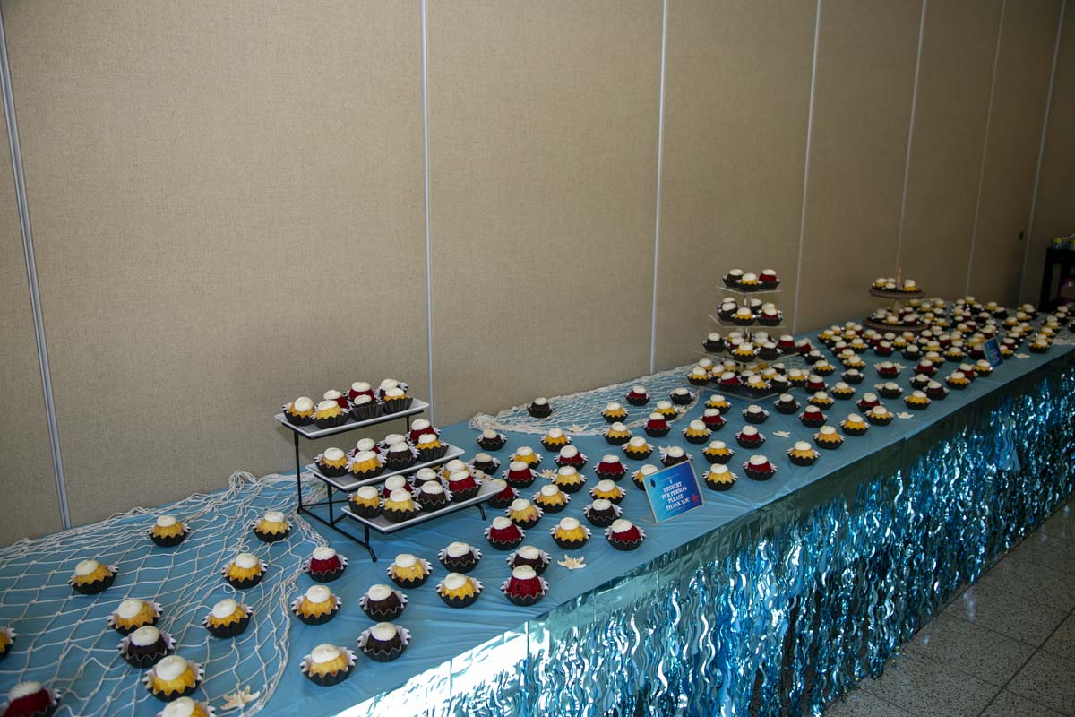 Transfer students atttend a Transfer Celebration at CHC.