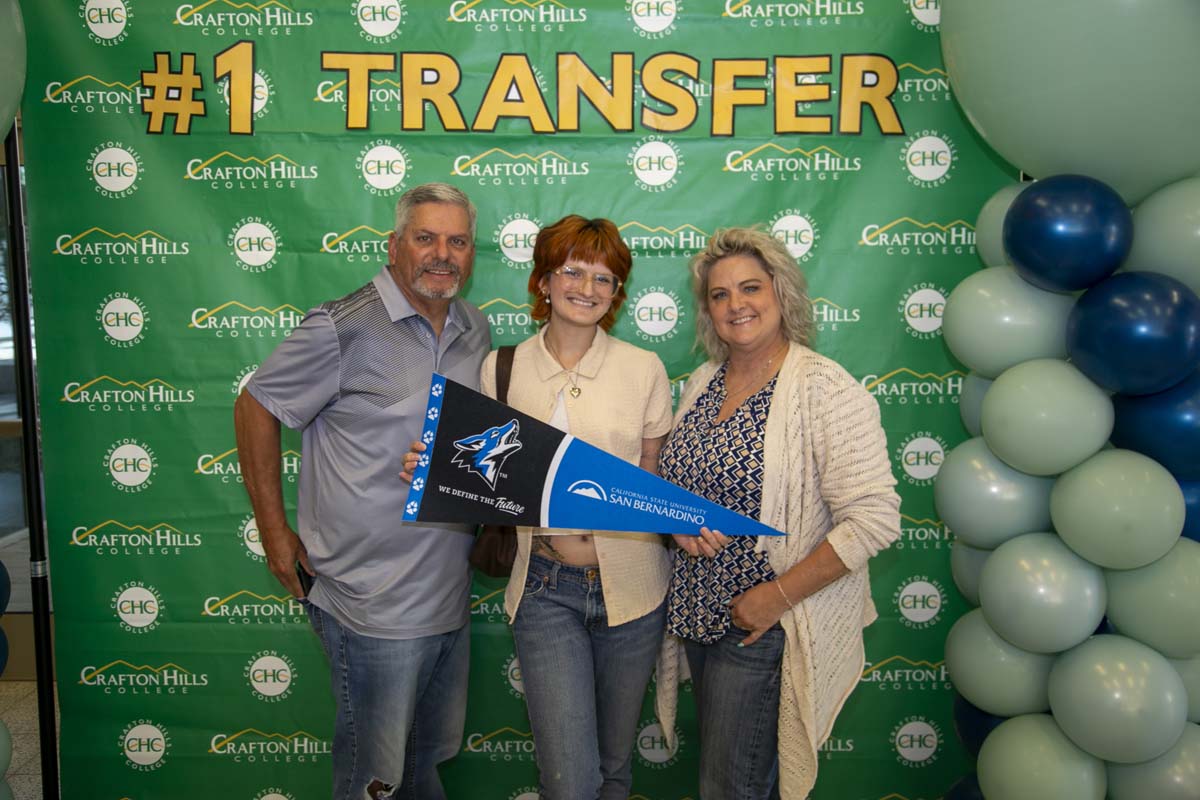 Transfer students atttend a Transfer Celebration at CHC.