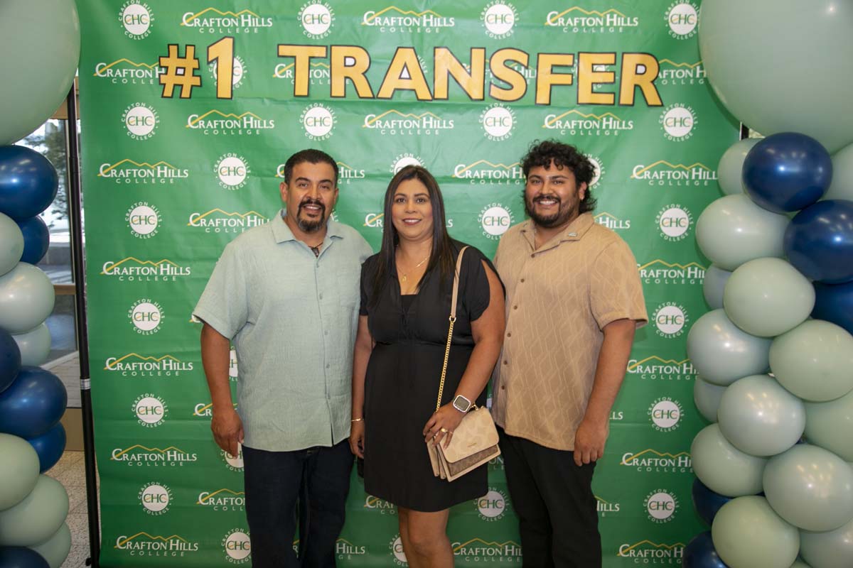 Transfer students atttend a Transfer Celebration at CHC.