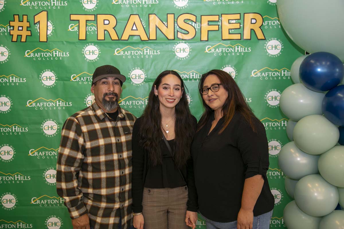 Transfer students atttend a Transfer Celebration at CHC.