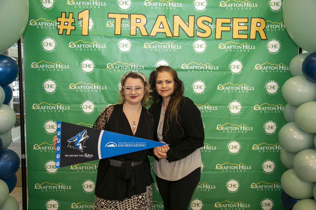 Transfer students atttend a Transfer Celebration at CHC.