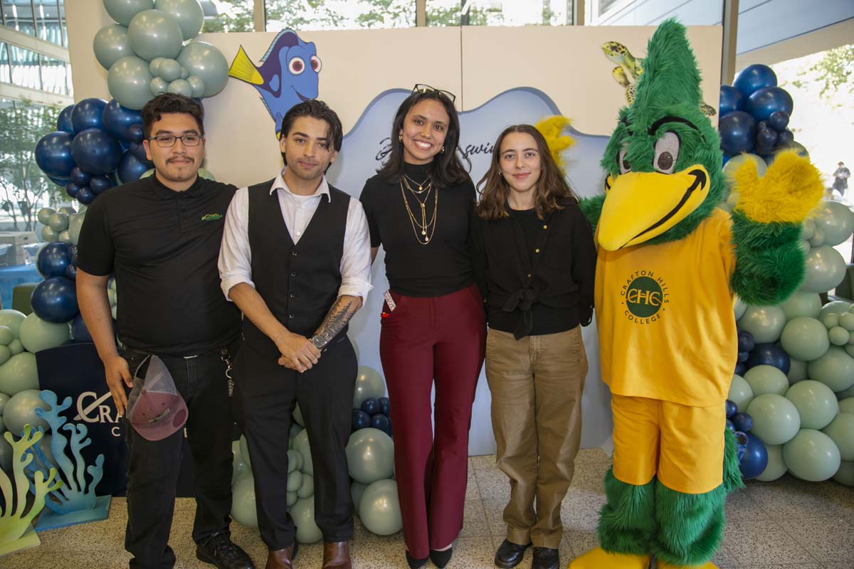 Transfer students atttend a Transfer Celebration at CHC.