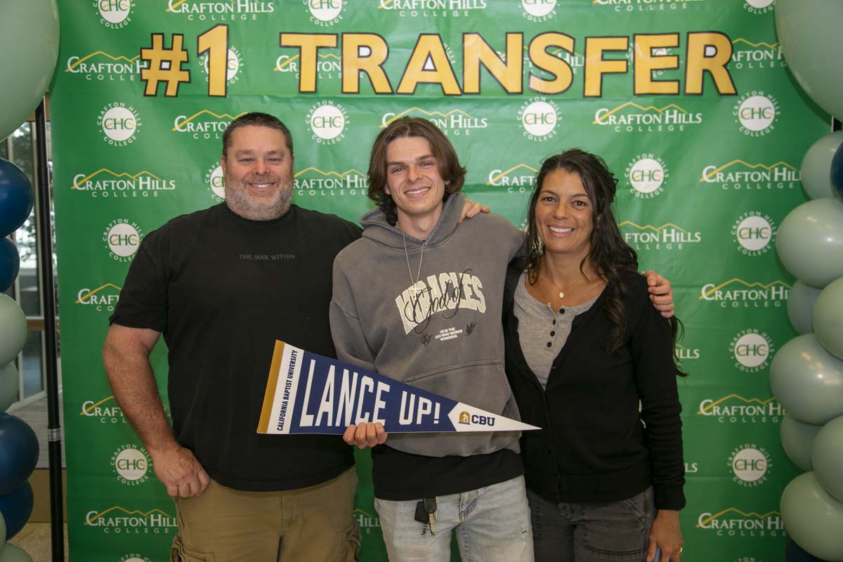 Transfer students atttend a Transfer Celebration at CHC.