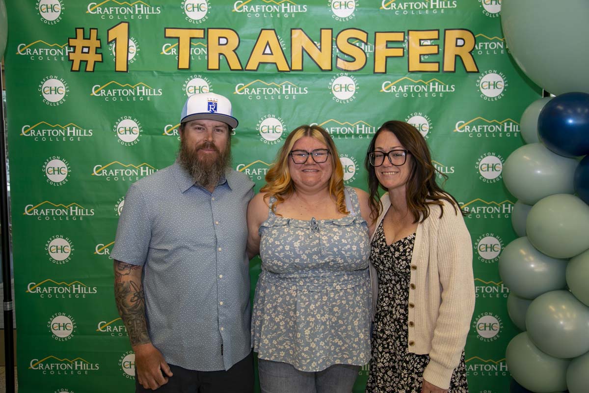 Transfer students atttend a Transfer Celebration at CHC.