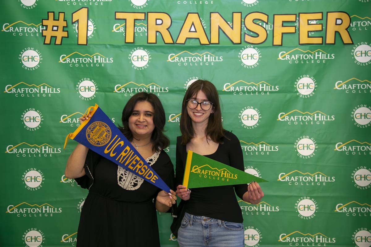 Transfer students atttend a Transfer Celebration at CHC.