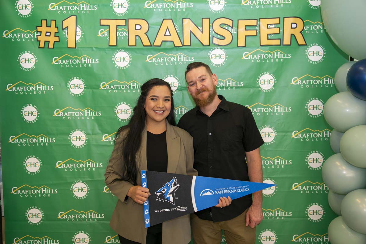 Transfer students atttend a Transfer Celebration at CHC.