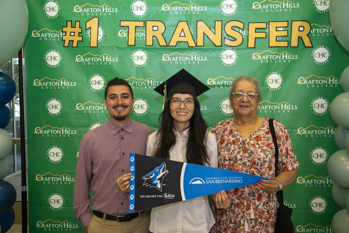 Transfer students atttend a Transfer Celebration at CHC.