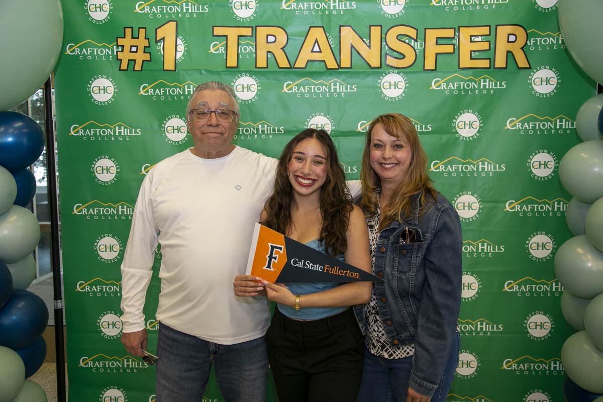 Transfer students atttend a Transfer Celebration at CHC.