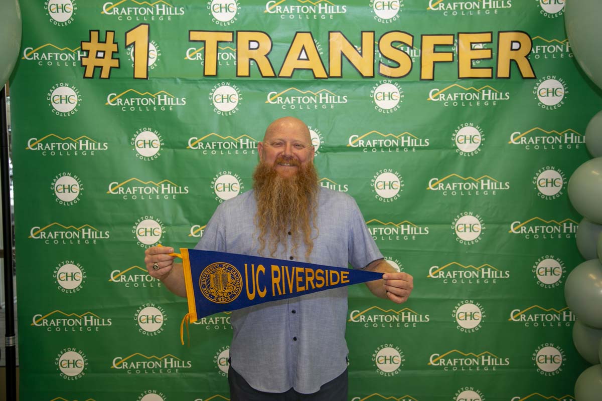 Transfer students atttend a Transfer Celebration at CHC.