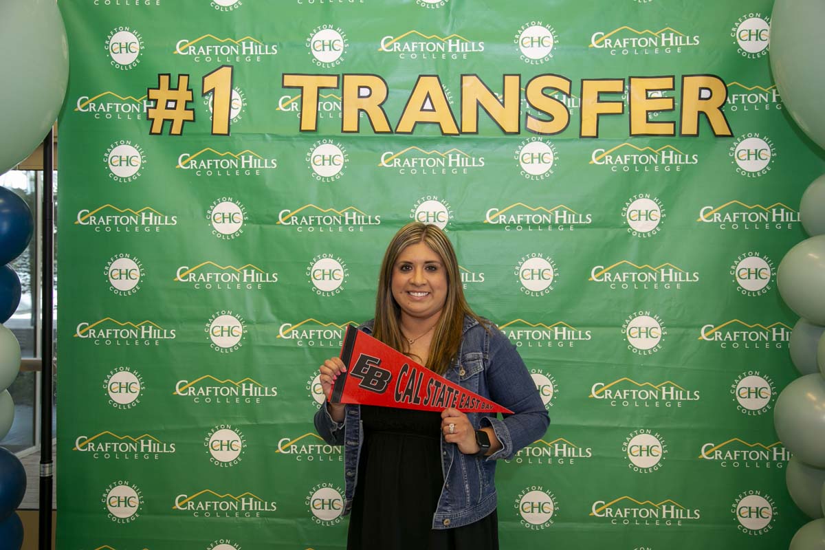 Transfer students atttend a Transfer Celebration at CHC.