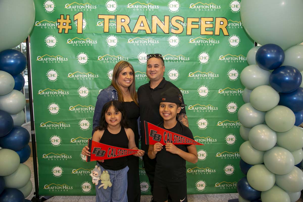 Transfer students atttend a Transfer Celebration at CHC.