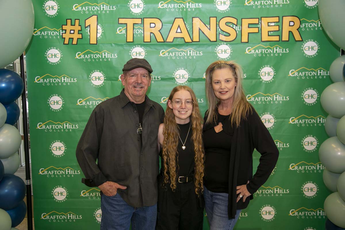 Transfer students atttend a Transfer Celebration at CHC.