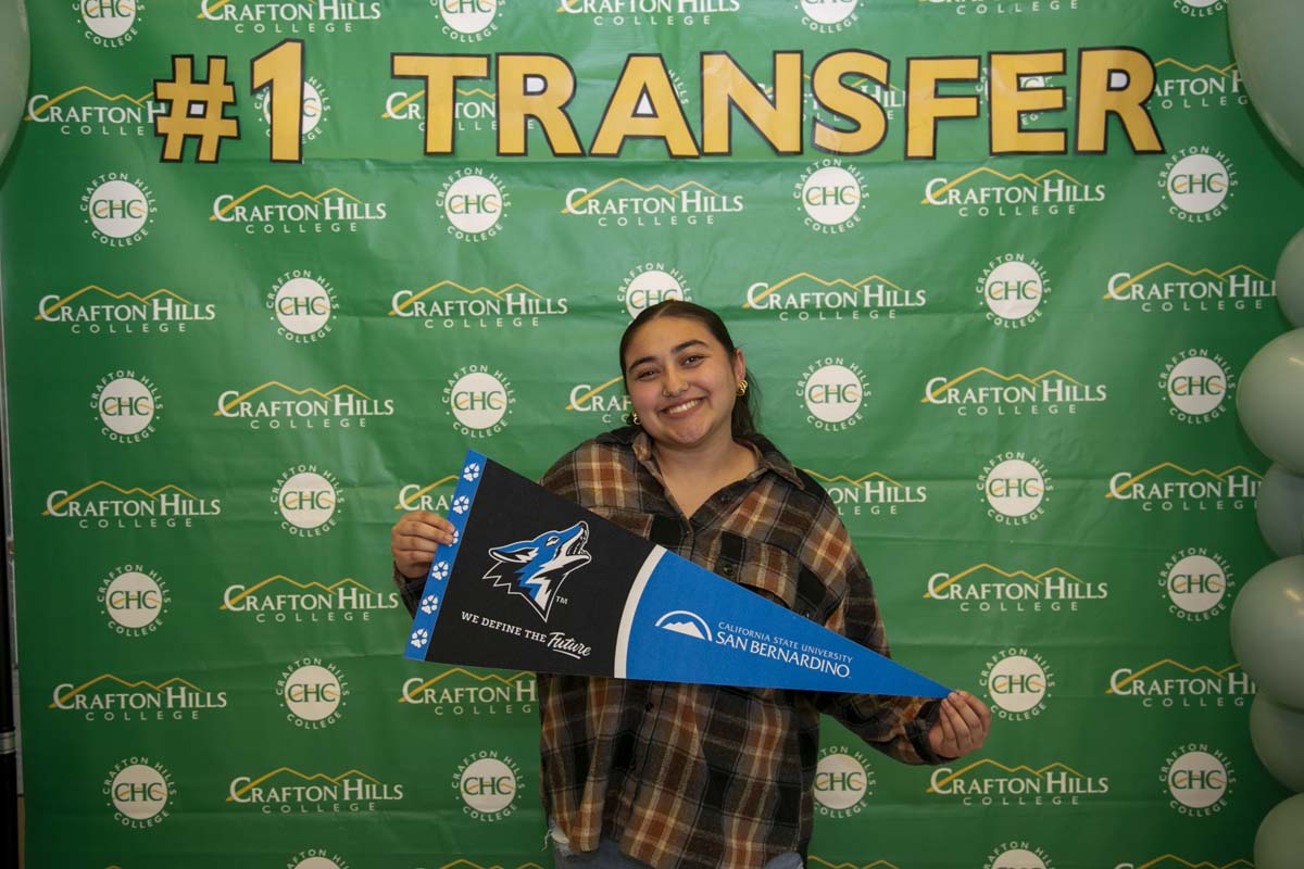 Transfer students atttend a Transfer Celebration at CHC.