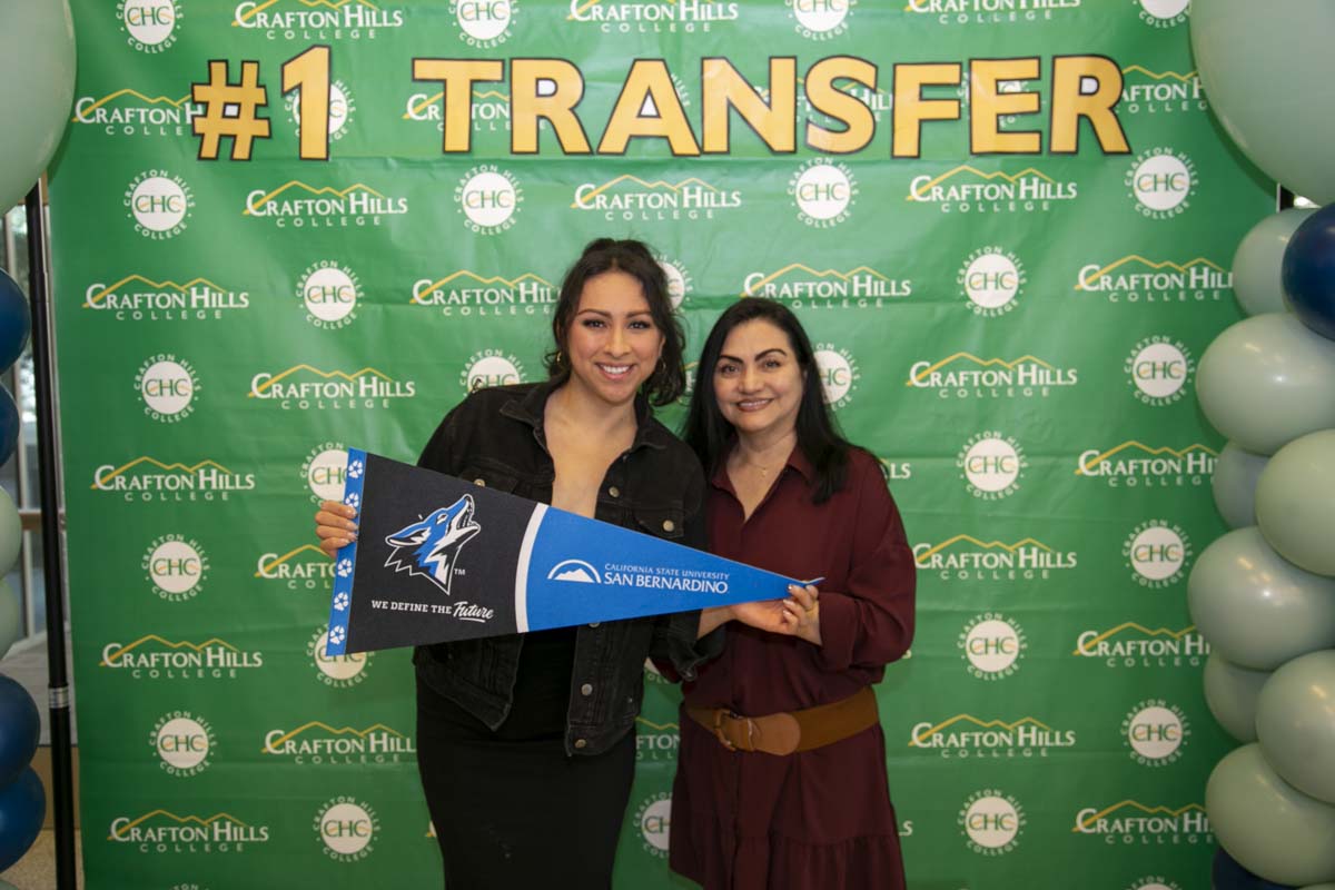 Transfer students atttend a Transfer Celebration at CHC.