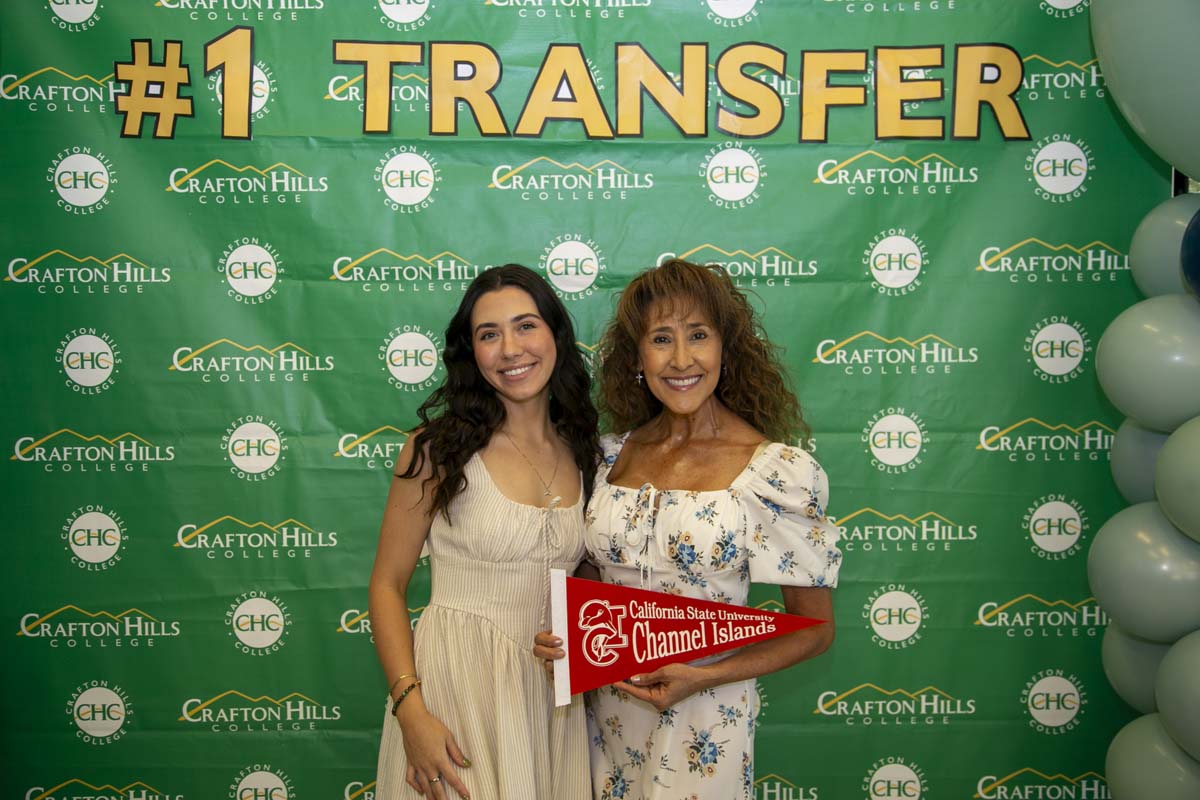 Transfer students atttend a Transfer Celebration at CHC.