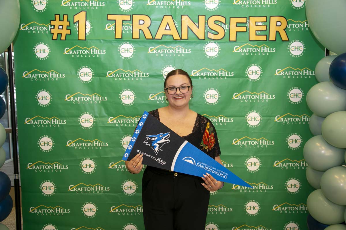 Transfer students atttend a Transfer Celebration at CHC.