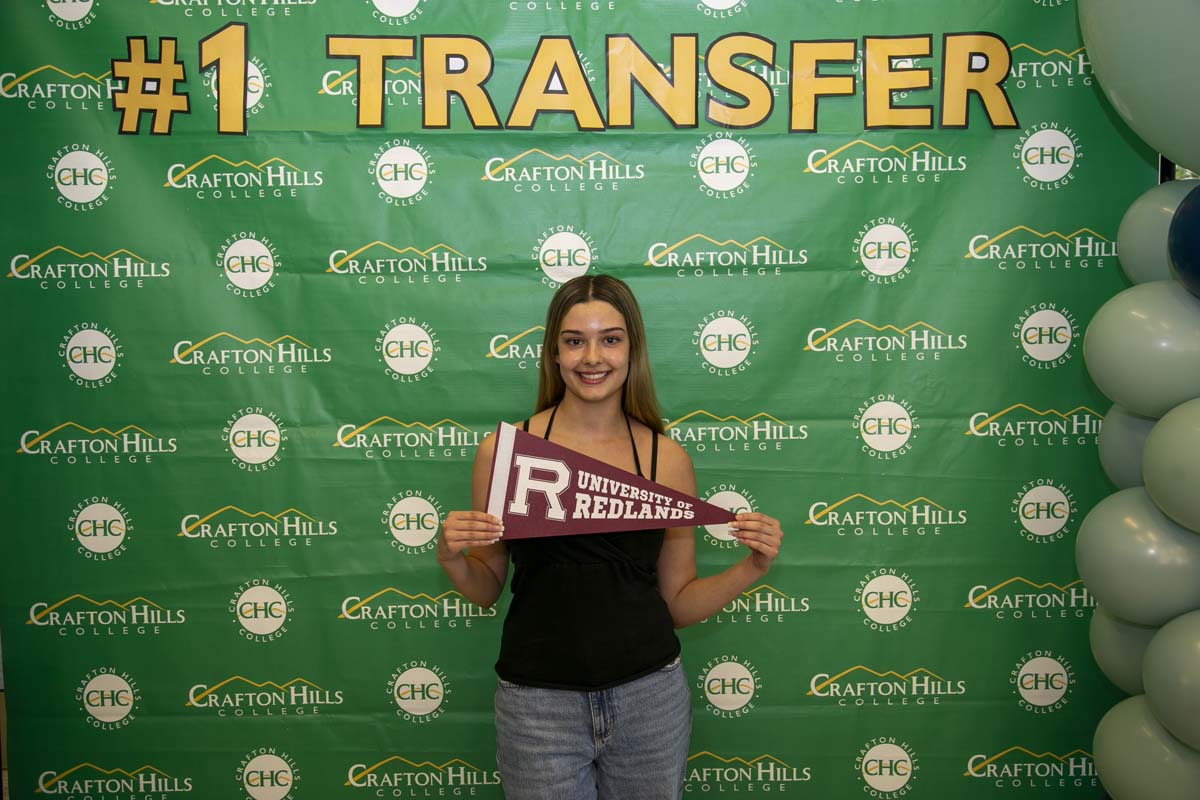 Transfer students atttend a Transfer Celebration at CHC.