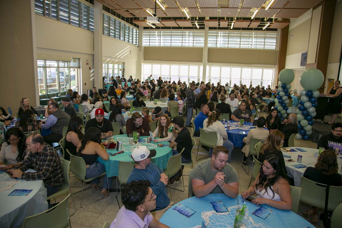 Transfer students atttend a Transfer Celebration at CHC.