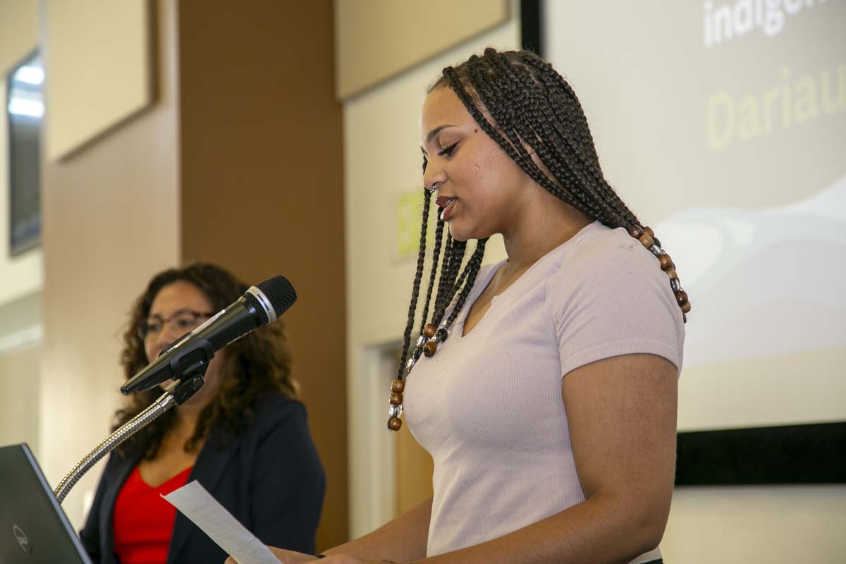 Transfer students atttend a Transfer Celebration at CHC.