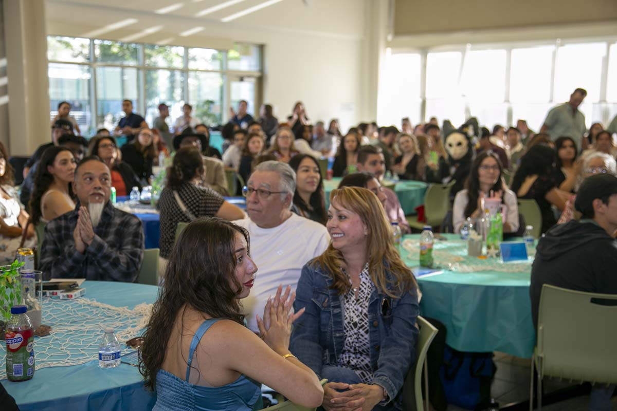 Transfer students atttend a Transfer Celebration at CHC.