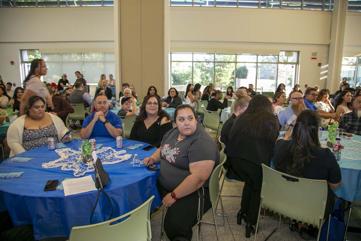 Transfer students atttend a Transfer Celebration at CHC.