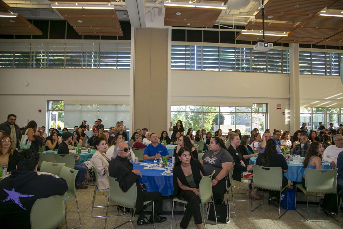 Transfer students atttend a Transfer Celebration at CHC.