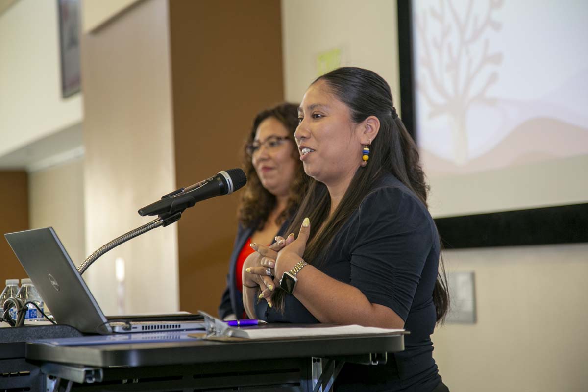Transfer students atttend a Transfer Celebration at CHC.