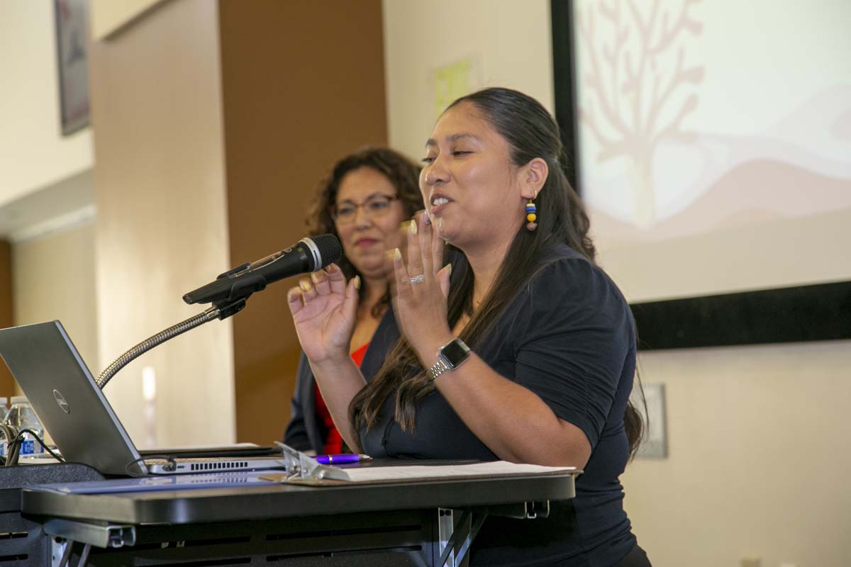 Transfer students atttend a Transfer Celebration at CHC.