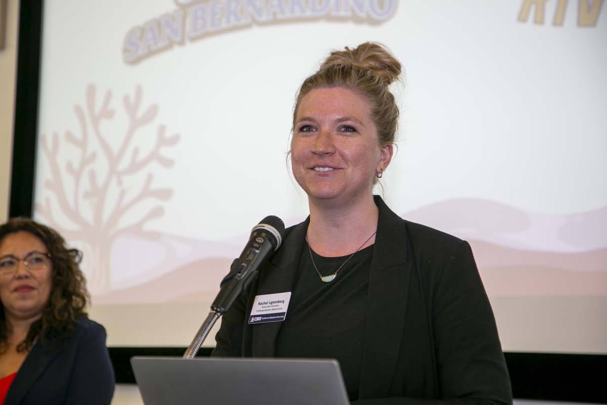 Transfer students atttend a Transfer Celebration at CHC.