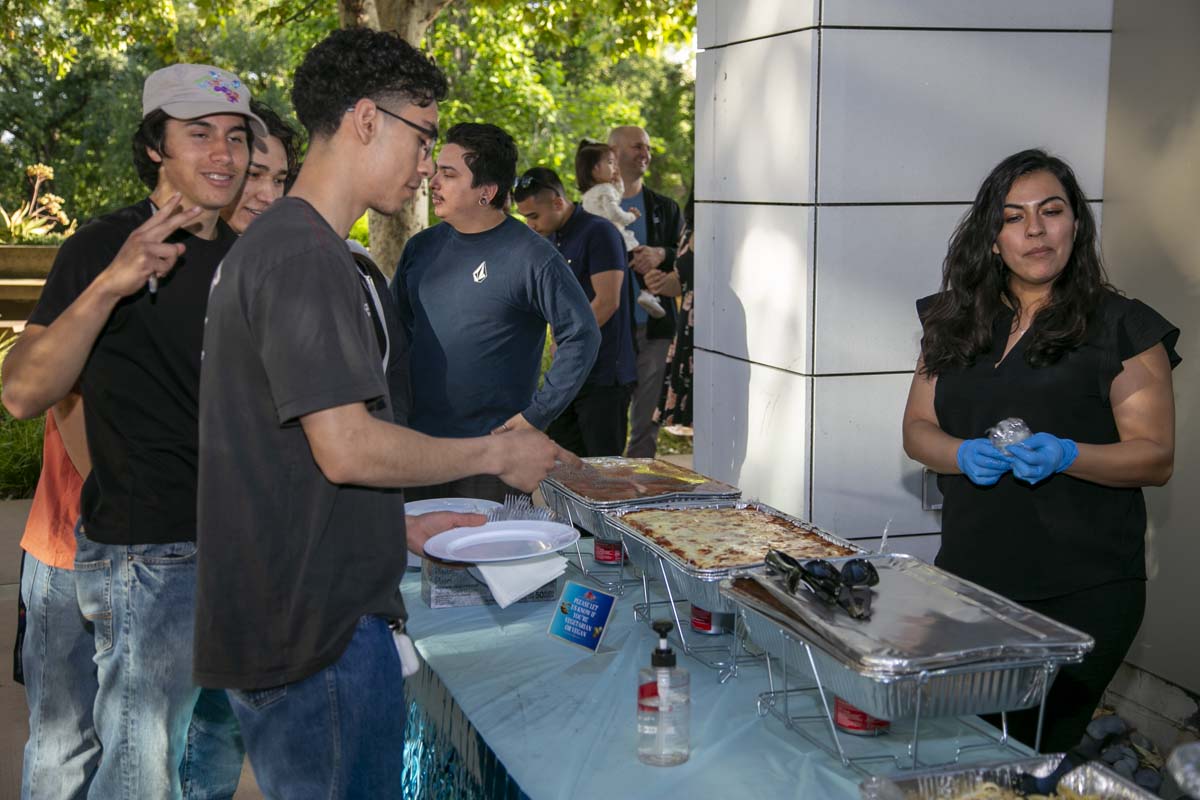 Transfer students atttend a Transfer Celebration at CHC.