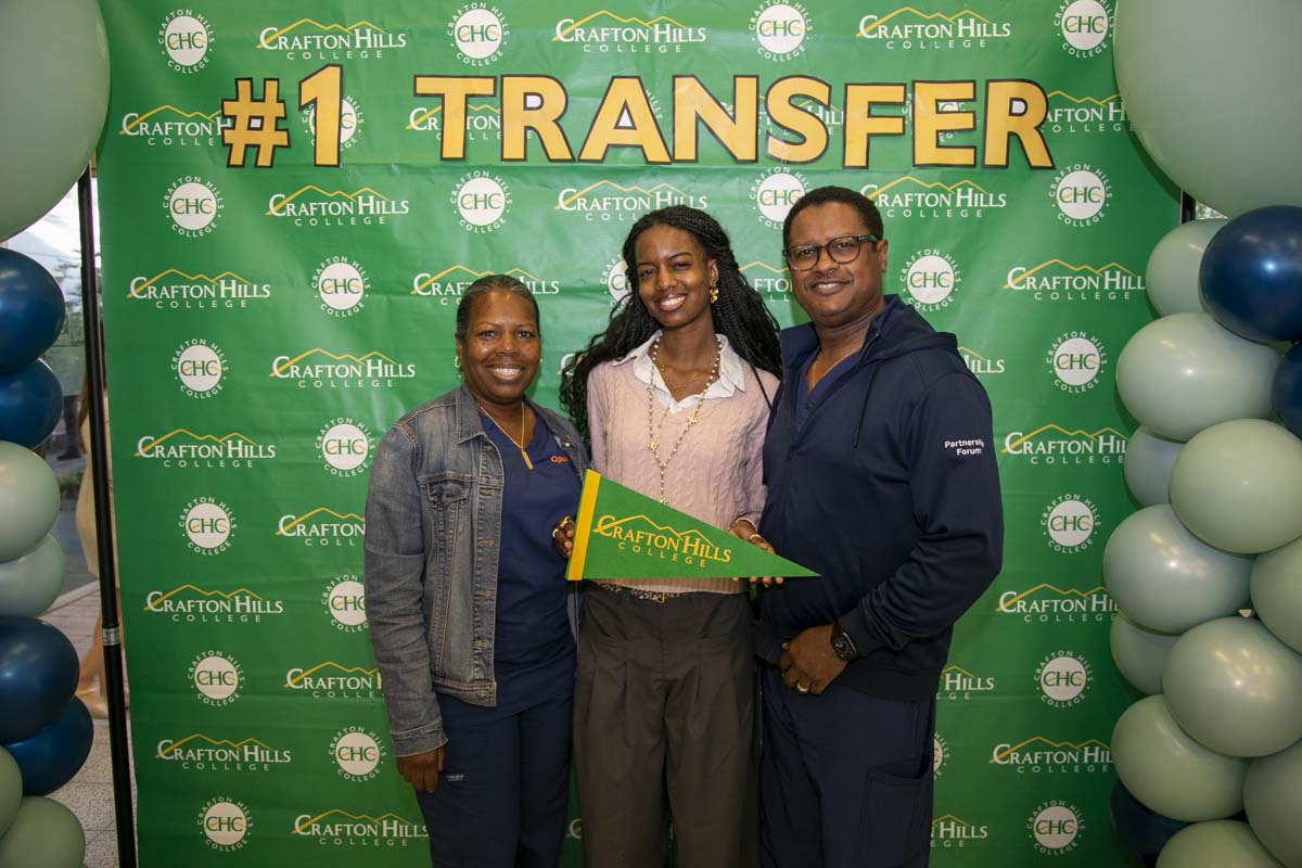 Transfer students atttend a Transfer Celebration at CHC.