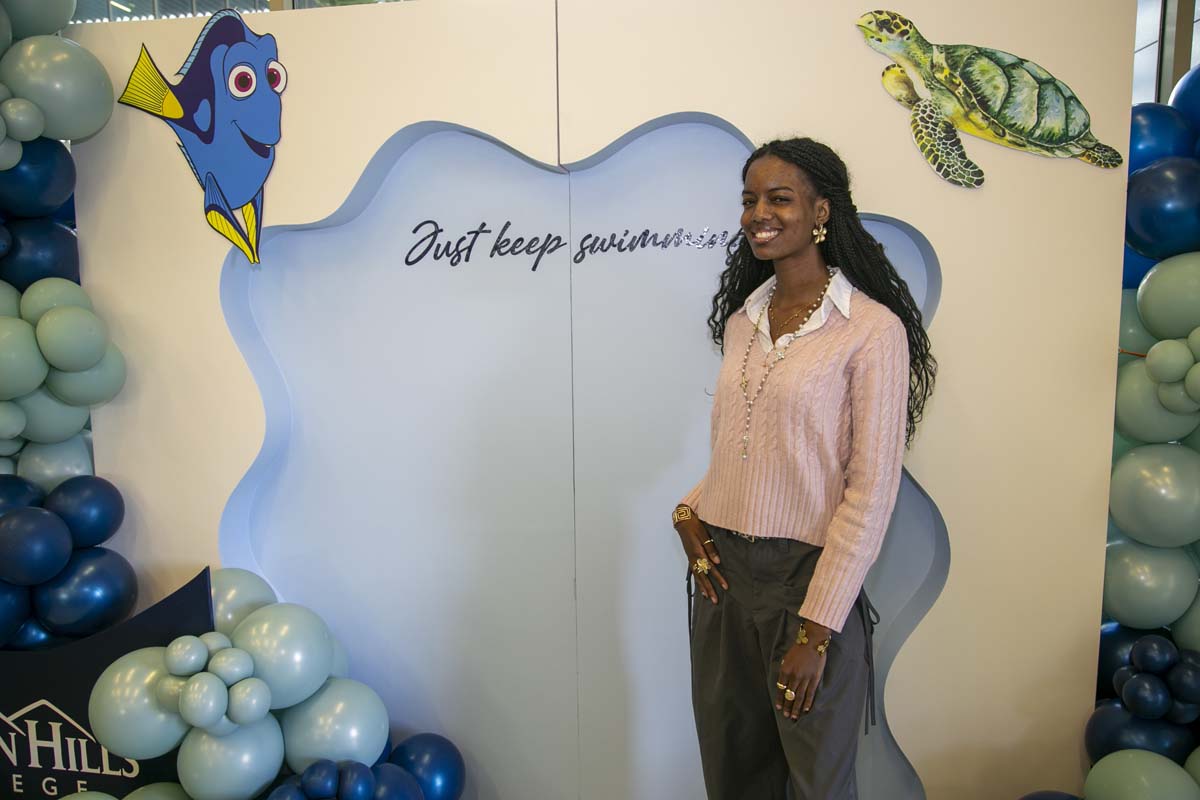 Transfer students atttend a Transfer Celebration at CHC.