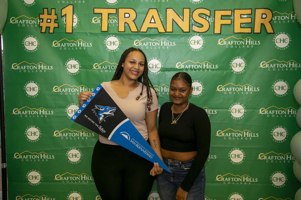 Transfer students atttend a Transfer Celebration at CHC.