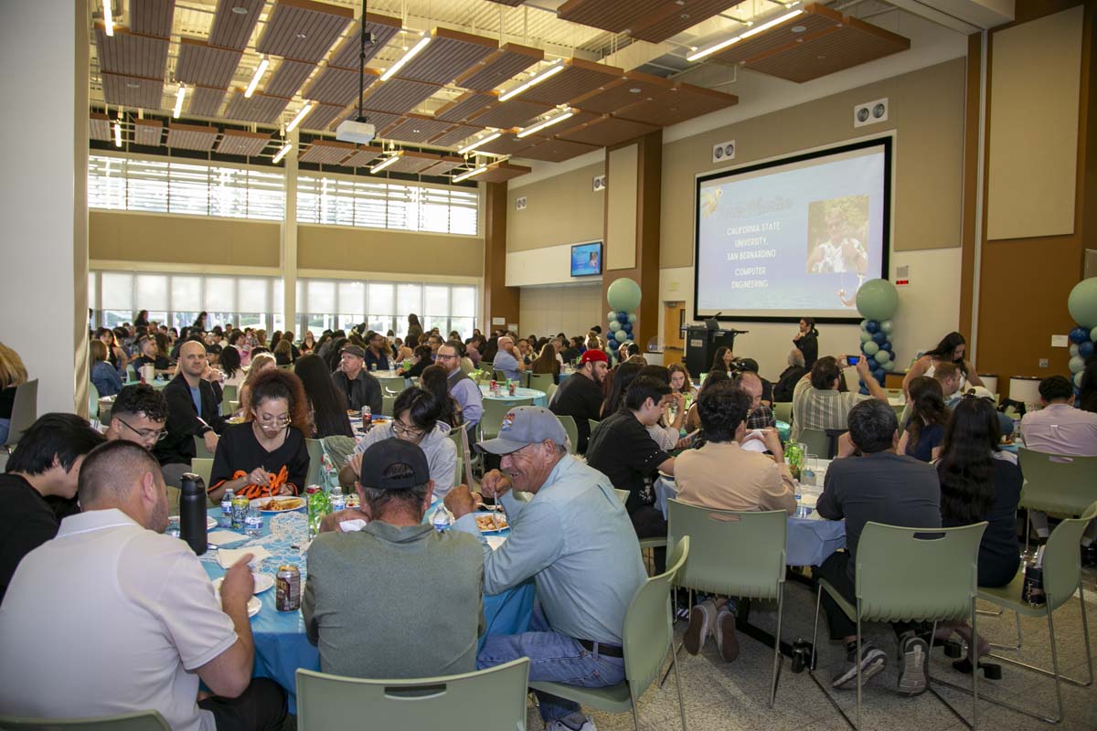 Transfer students atttend a Transfer Celebration at CHC.