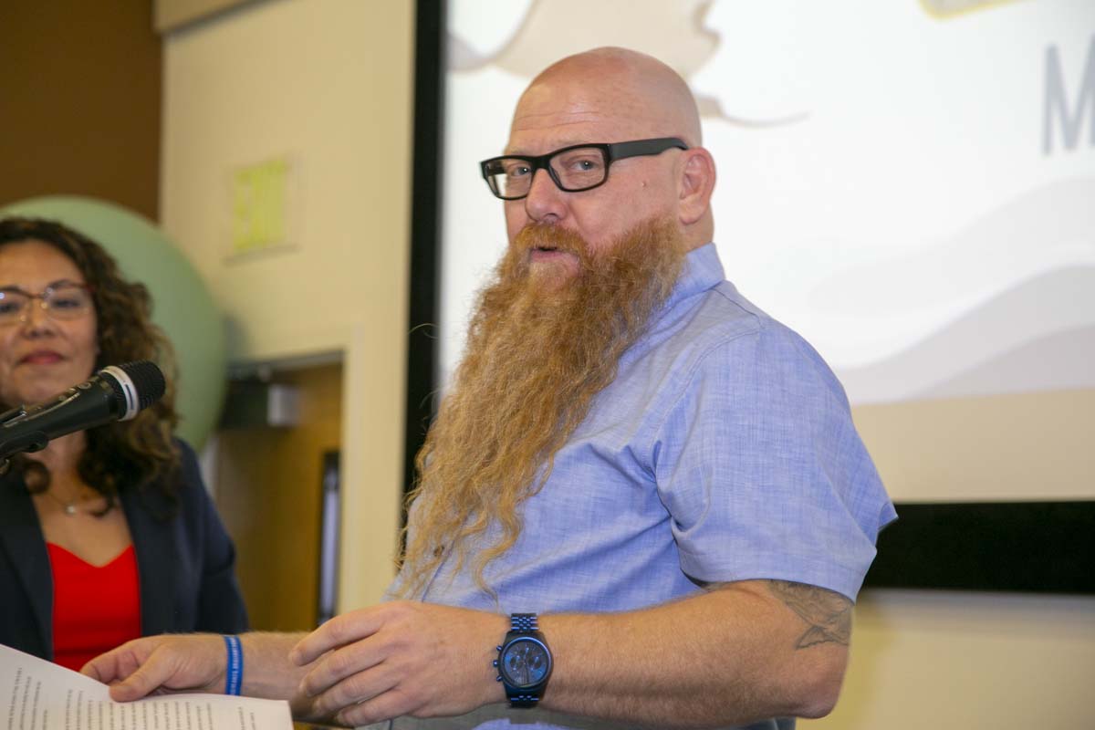 Transfer students atttend a Transfer Celebration at CHC.