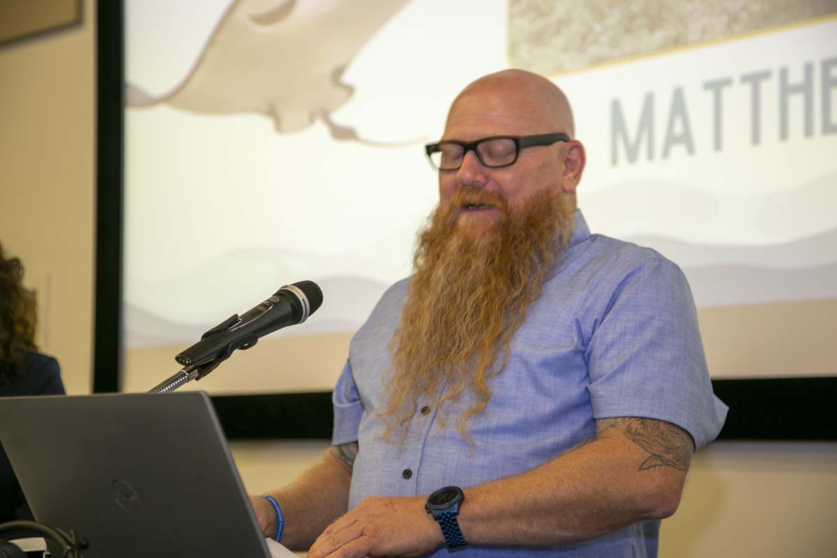 Transfer students atttend a Transfer Celebration at CHC.