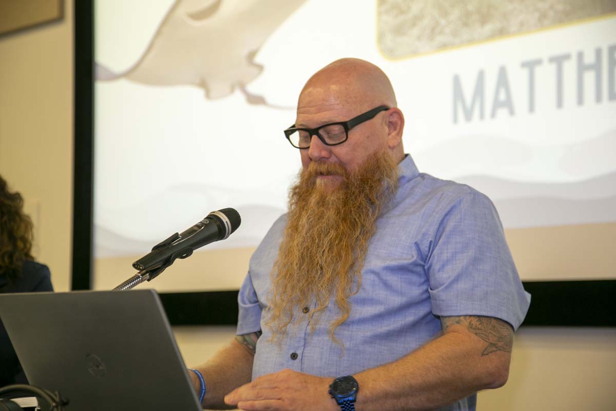 Transfer students atttend a Transfer Celebration at CHC.