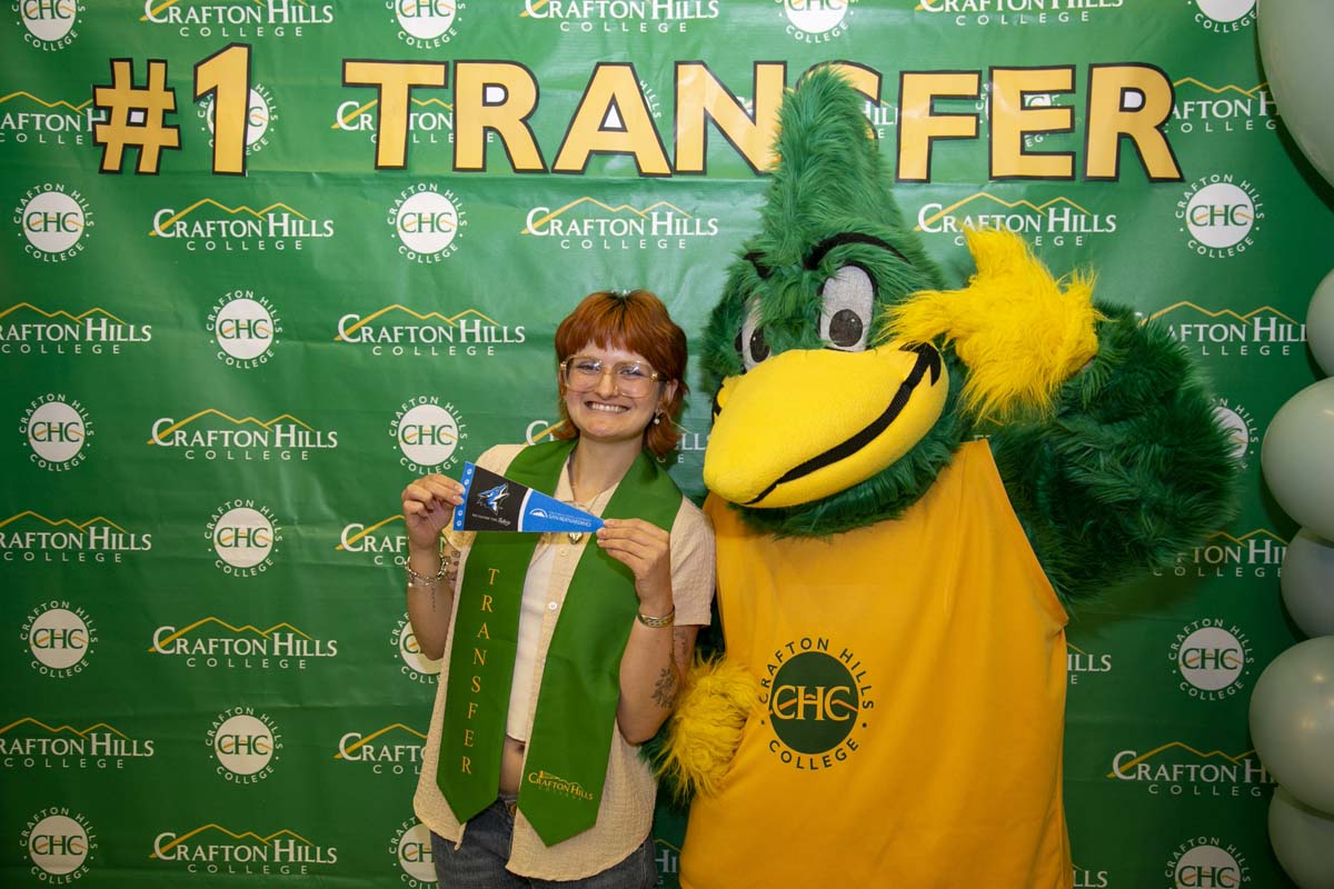 Transfer students atttend a Transfer Celebration at CHC.