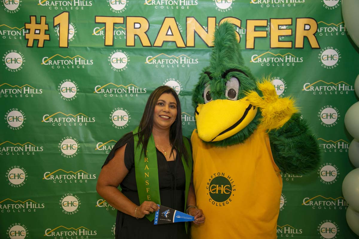 Transfer students atttend a Transfer Celebration at CHC.