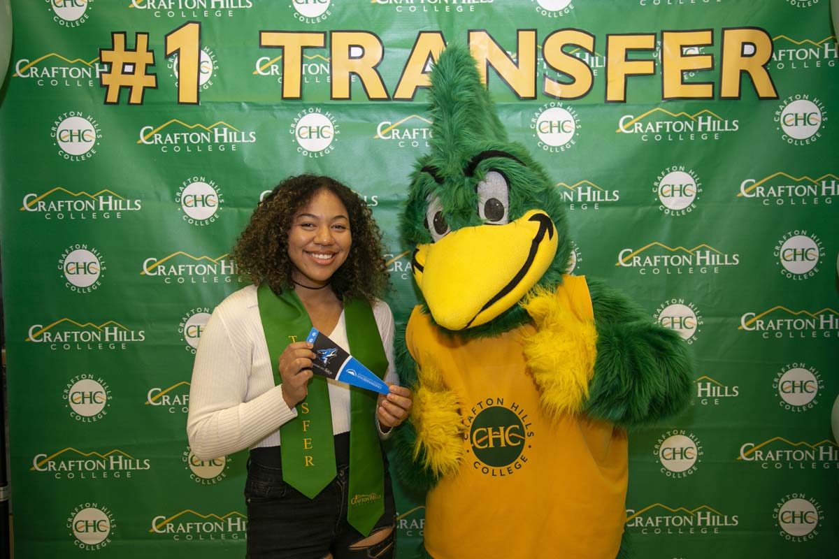 Transfer students atttend a Transfer Celebration at CHC.