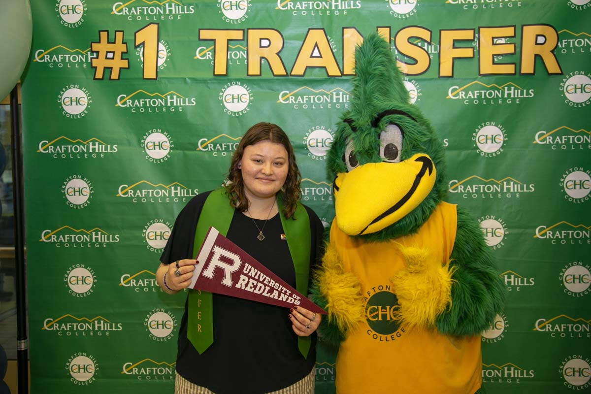 Transfer students atttend a Transfer Celebration at CHC.