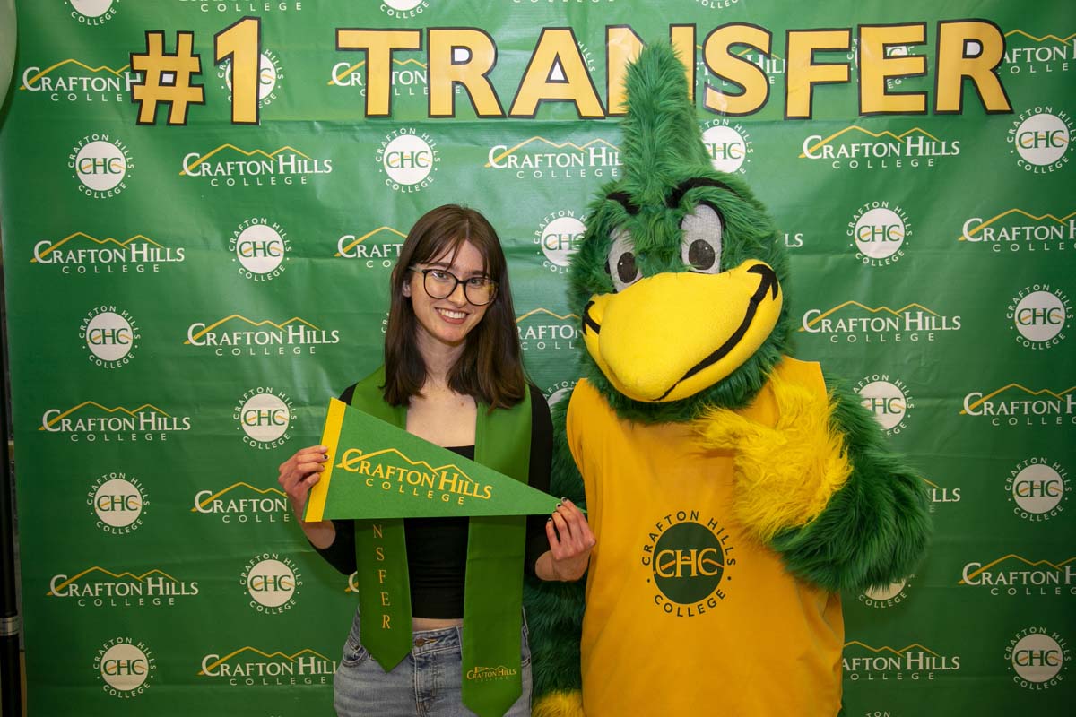 Transfer students atttend a Transfer Celebration at CHC.